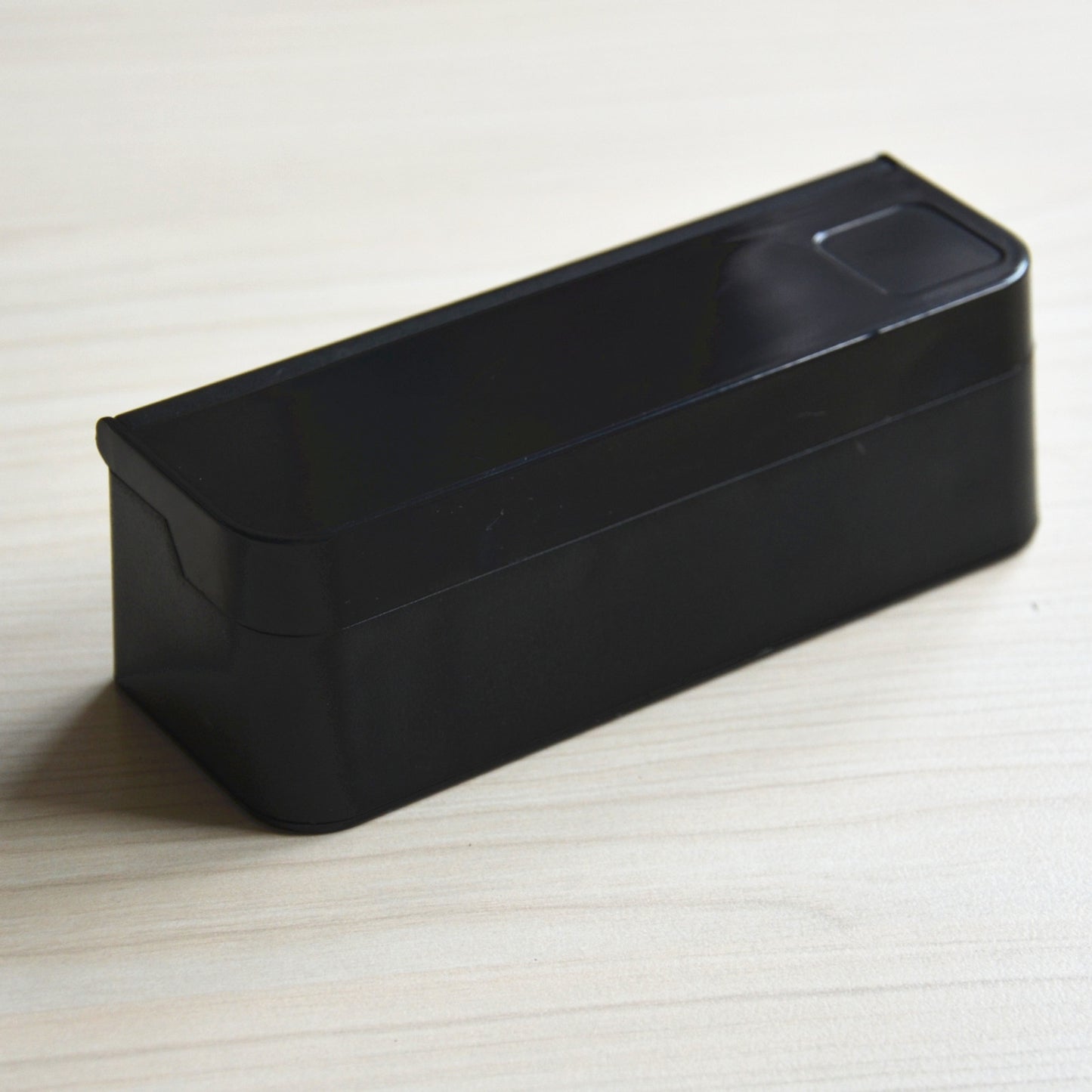 Black Car Coins Storage Box Piggy Bank Vehicular Change Holder Dash Container 1x