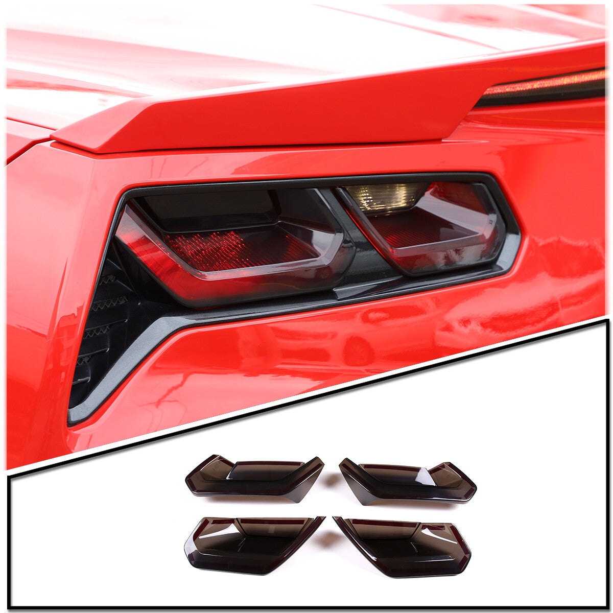 Black alloy trunk bag suspension rack panel decoration suitable for Land Rover for Defender 2020-2023- v