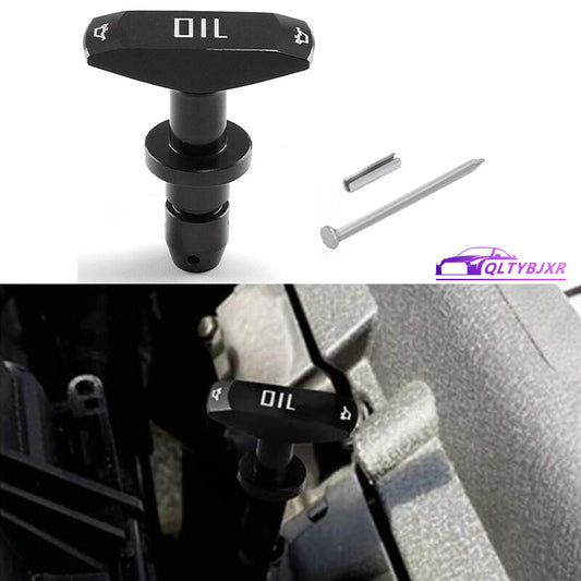 Aluminum Oil Dipstick Pull Handle for Ford 1999-2011 for Mustang GT V8 GT500 Black