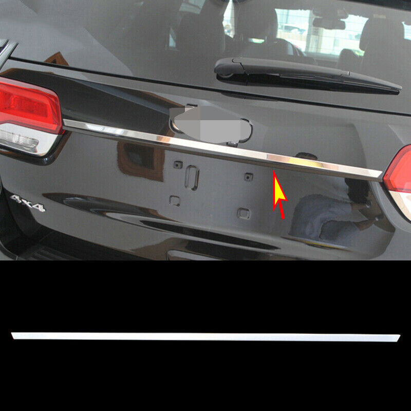 for Jeep Grand Cherokee 2014-2020 Chrome 1P Rear Trunk Lid Cover Trim Door Strip