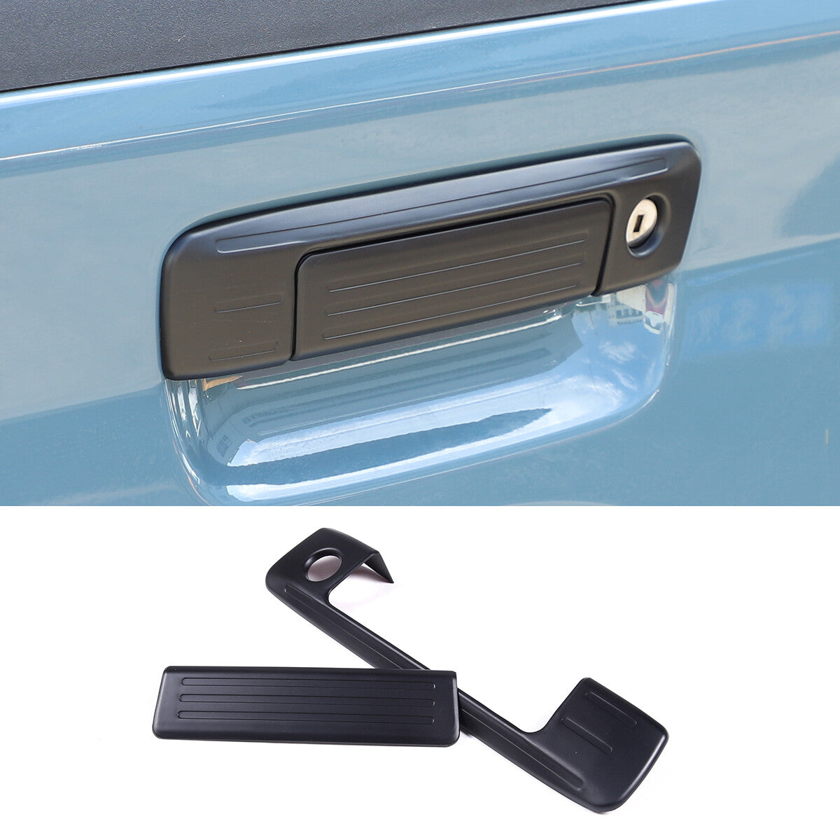 4x car interior accessories metal car door lock protective cover decor for Benz - v