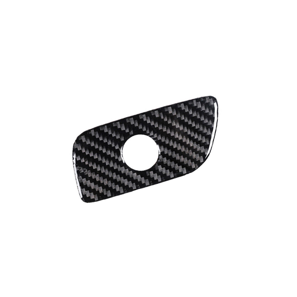 Carbon Fiber Passenger Glove Box Latch Cover Trim for Chrysler 200 2015-2017