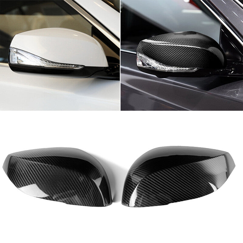 carbon fiber for Infiniti Q50, Q60, Q70, and QX30 2014-2020 side mirror protective covers. n