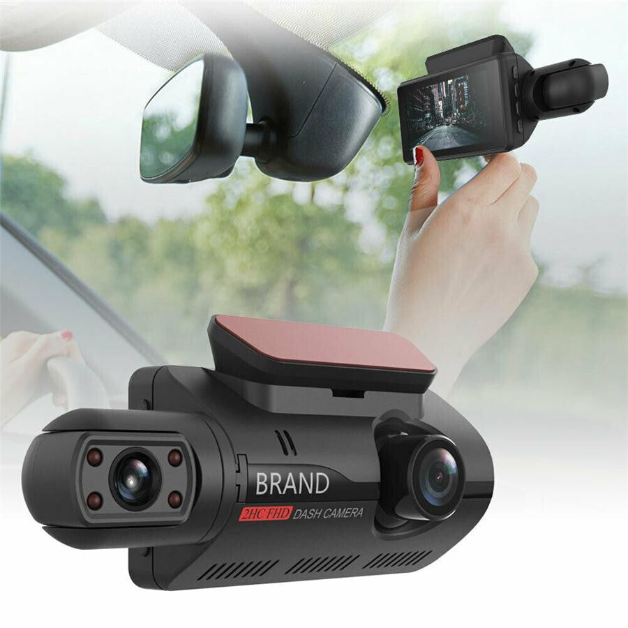 Dual Lens 3in Screen Dash Cam HD 1080P Car DVR Rearview Video Recorder Camera