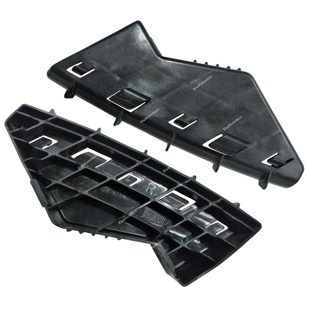 2x Fits 2013-18 for Hyundai Santa Black Front Right Left Bumper Upper Bracket