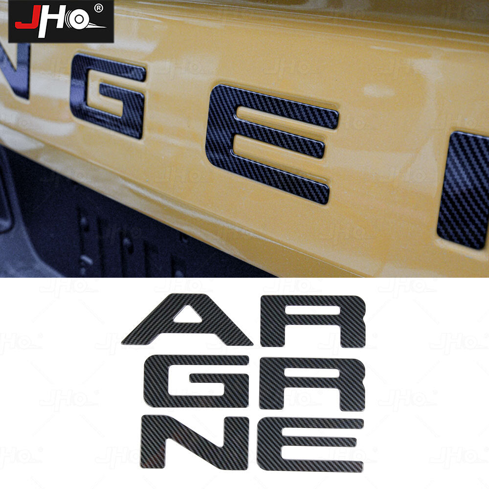 Carbon Fiber Style Tailgate Insert Letters Decal Vinyl Stickers for Ford RANGER