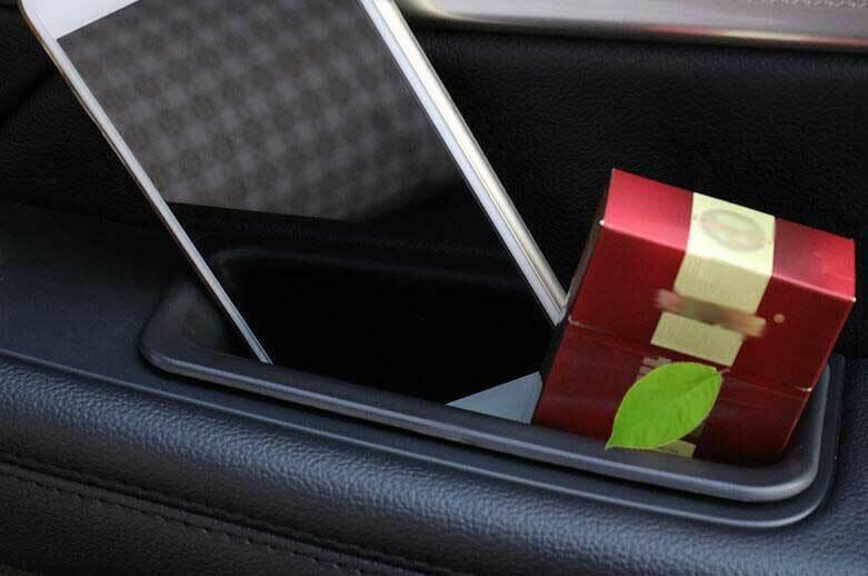Inner Door Storage Box Frame Trim 4PCS for Ford Explorer 2016-2019 Primer Black