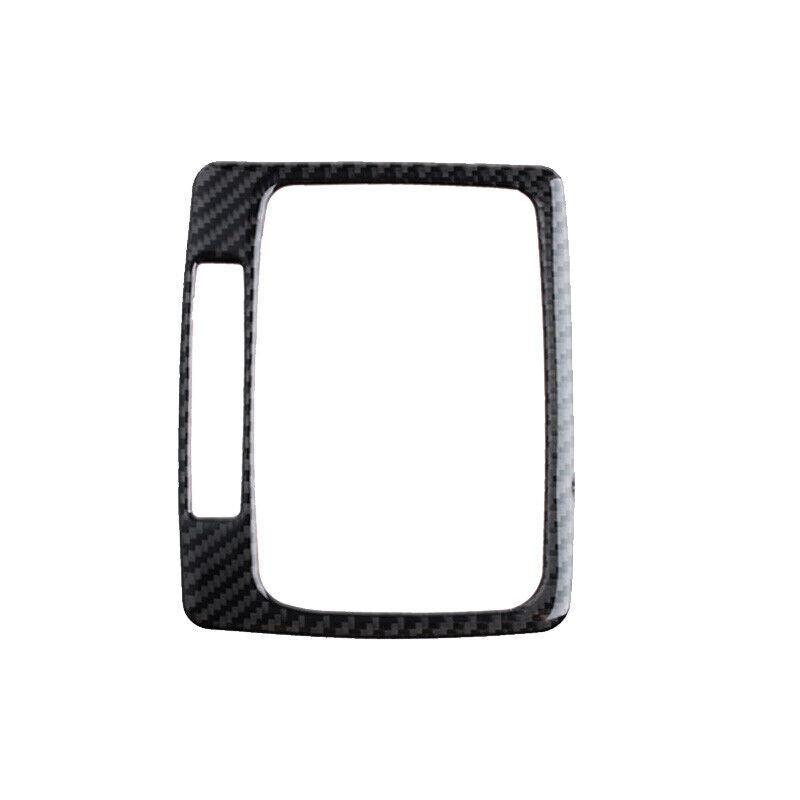 Carbon fiber car gear shift cover decorative sticker for C W204 2008 - 2013 n