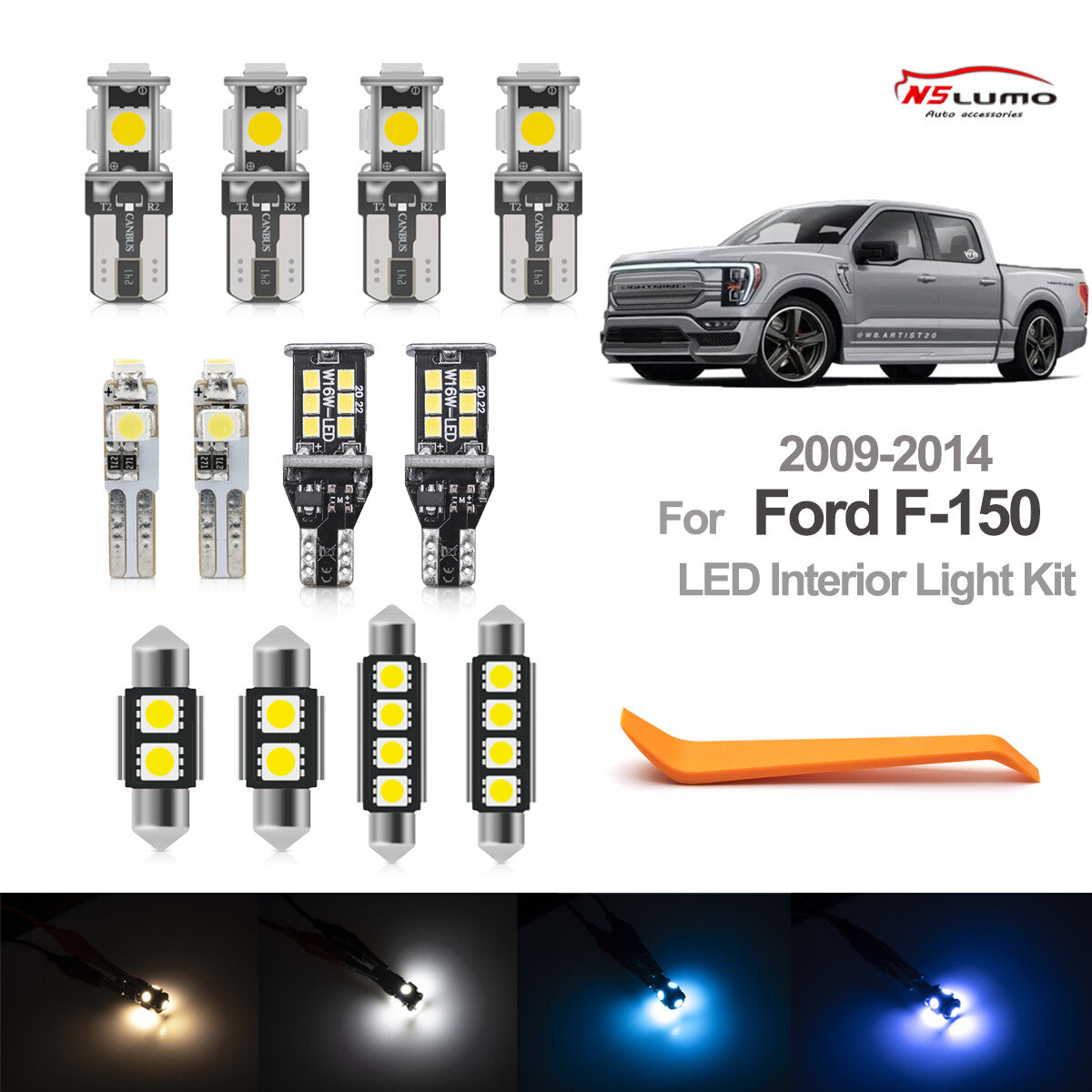  2-Piece LED Headlight Assembly Kit for 2014-2020 Macan - Plug and Play 2909 B