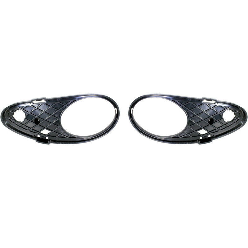 Pair For 2003-2007Mercedes for Benz C230 Front Bumper Fog Light Trim Cover