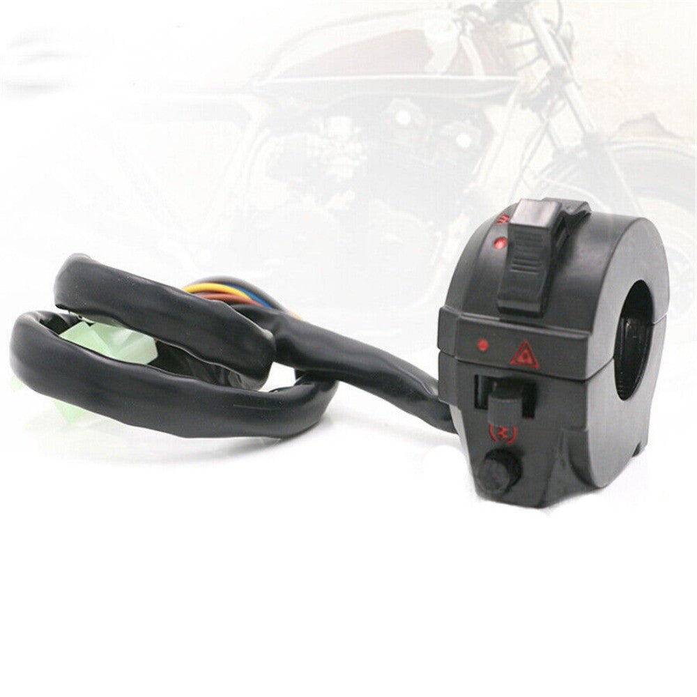 1 Pair 7/8 Motorcycle Handlebar Control Switch Turn Signal Horn ON/OFF Parts n