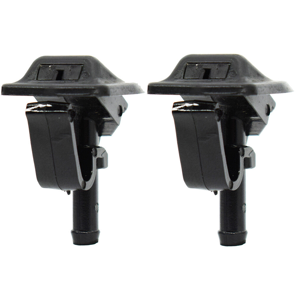 Pair Jets for Jeep for Wrangler 2002 - 2012 Windshield Washer Squirter Nozzle Jet Q