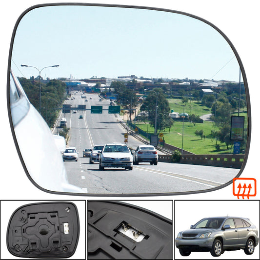 for Lexus RX 2003-2008 Right Driver Door Side Wing Mirror Glass Heated Convex Q