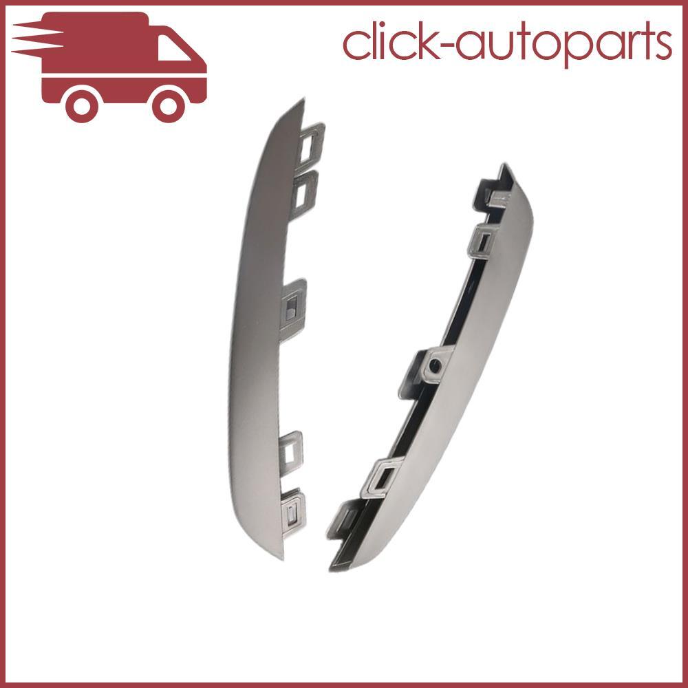 Pair Front Bumper Outer Grille Trim Bar Molding for BMW X1 2013-2015 Left Right