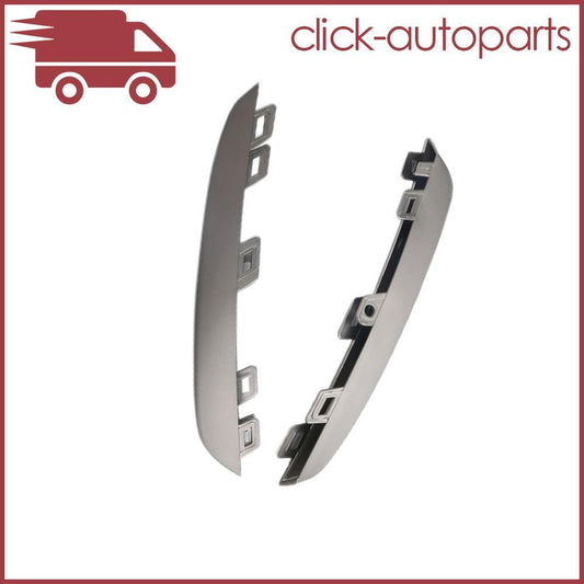 Pair Front Bumper Outer Grille Trim Bar Molding for BMW X1 2013-2015 Left Right