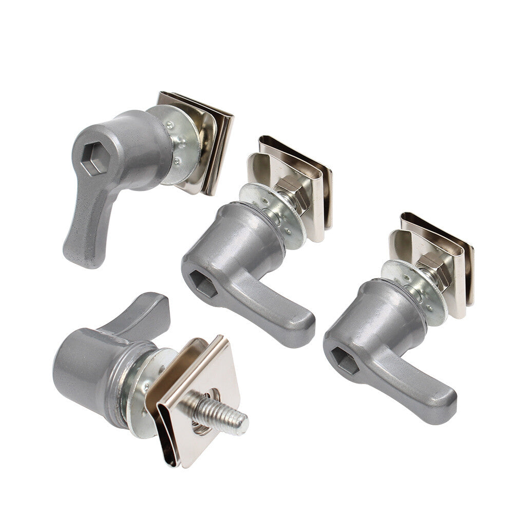 Saddlebag lever lock bolt and nut kit installation kit for Harley Street Glide chrome alloy - n