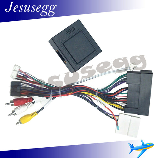 16PIN Car Radio Wiring Harness w/Canbus Box Fit for Hyundai for Elantra Santa Fe for Kia