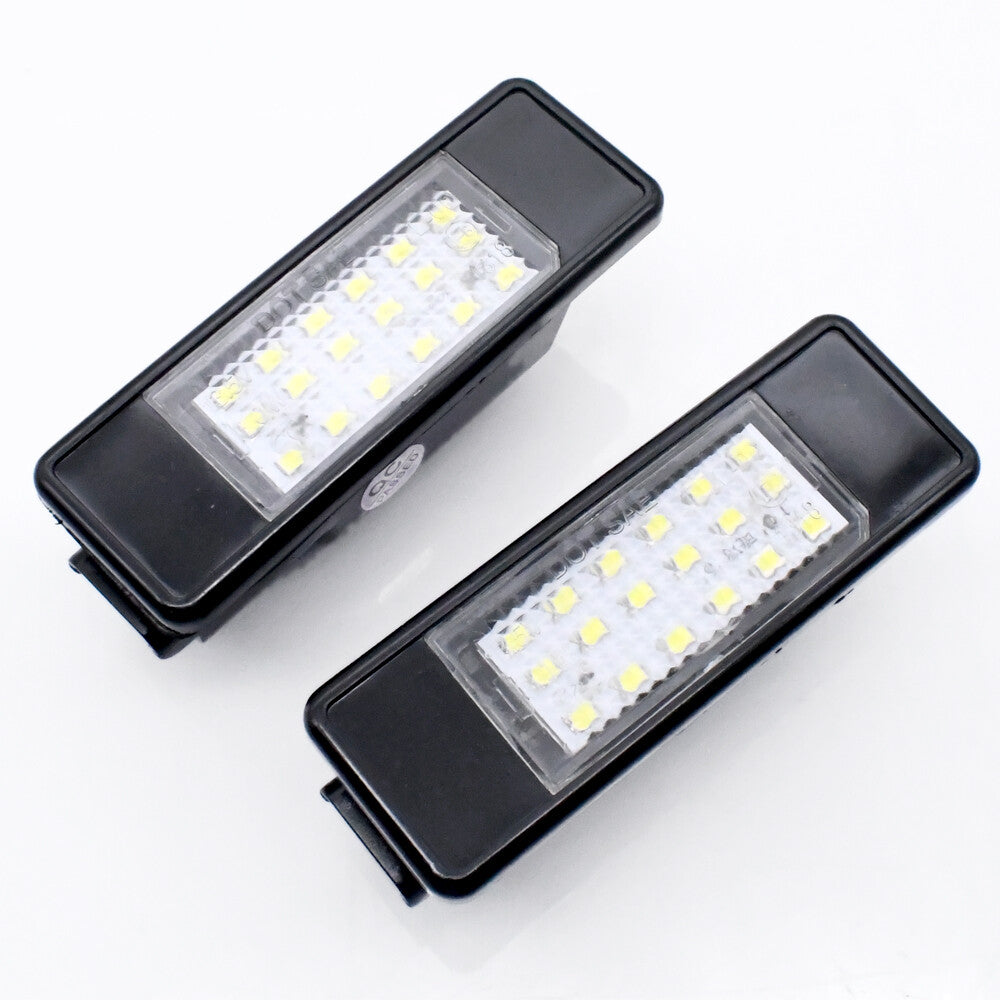 2Pcs LED License Number Plate Light Lamp for Peugeot 106 207 307 3008 for Citroen c8 Q