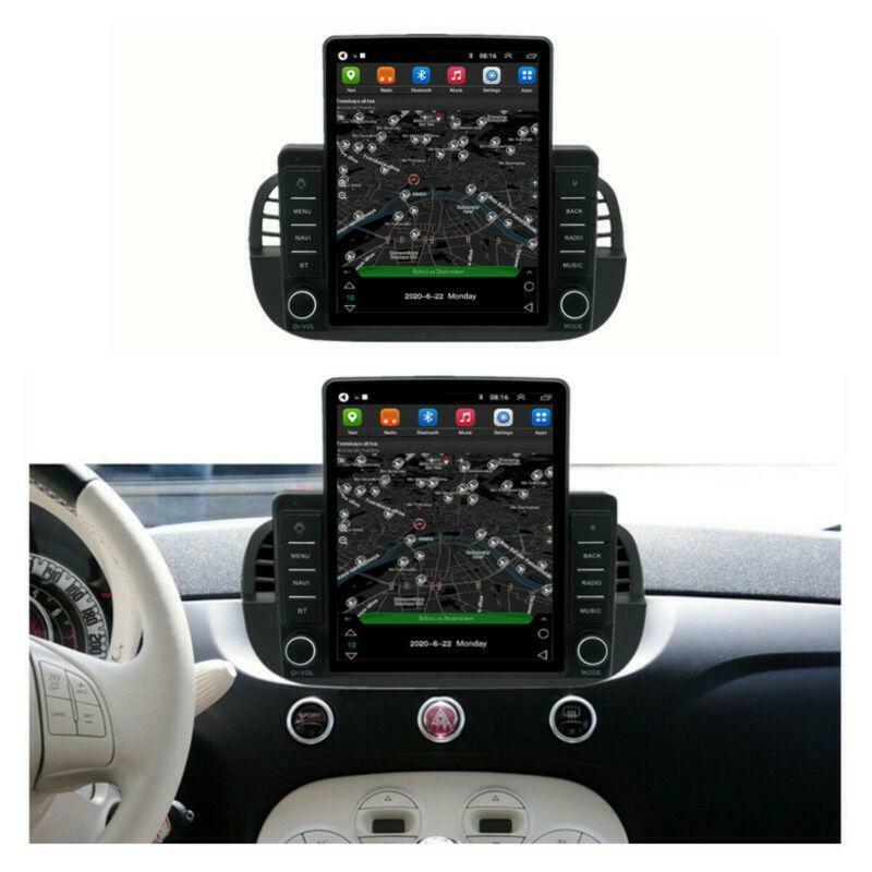 Unit Navigation Head WIFI For 2007-15 for Fiat 500 Android 10.1 9.5Radio Stereo GPS