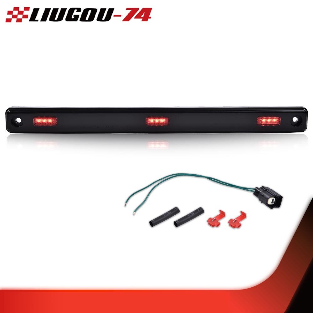 Fits 2017 - 2022 for F250 - F550 Super Duty Center Rear Red Marker Light 1 pc - v