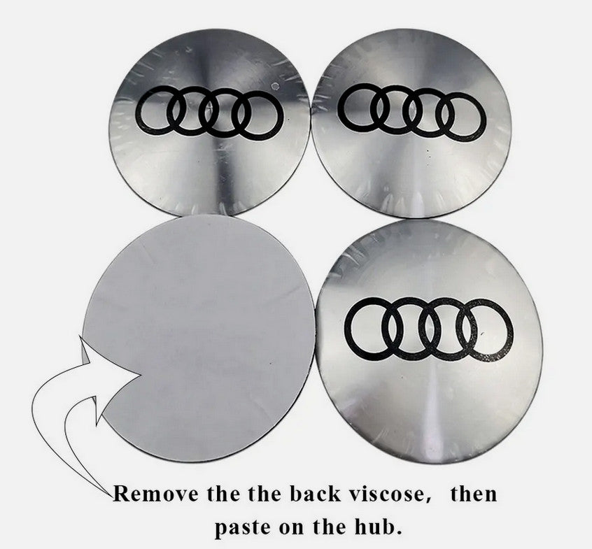 for Audi 2.0 Rear Badge Trunk Boot Badge Decal Lettering Silver Chrome- v