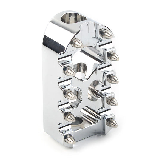 Anti-Skid Gear Brake Shift Peg Pedals MX Style for Harley Universal Chromek Q
