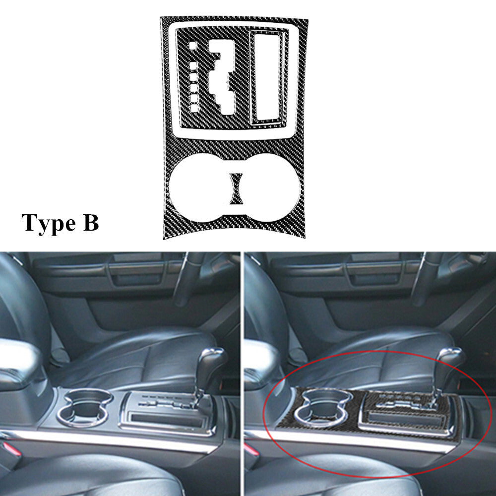 4Pcs Carbon Fiber Gear Shift Frame Trim Cover for Chrysler 300 2008-2010 Type B
