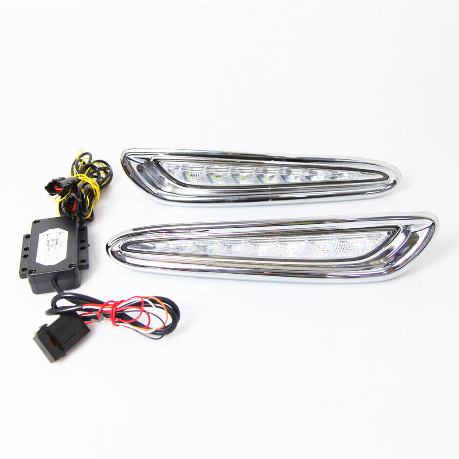 LED Daytime Running Light DRL LED Front bumper light for Mazda M3 Axela 2010-13 Q