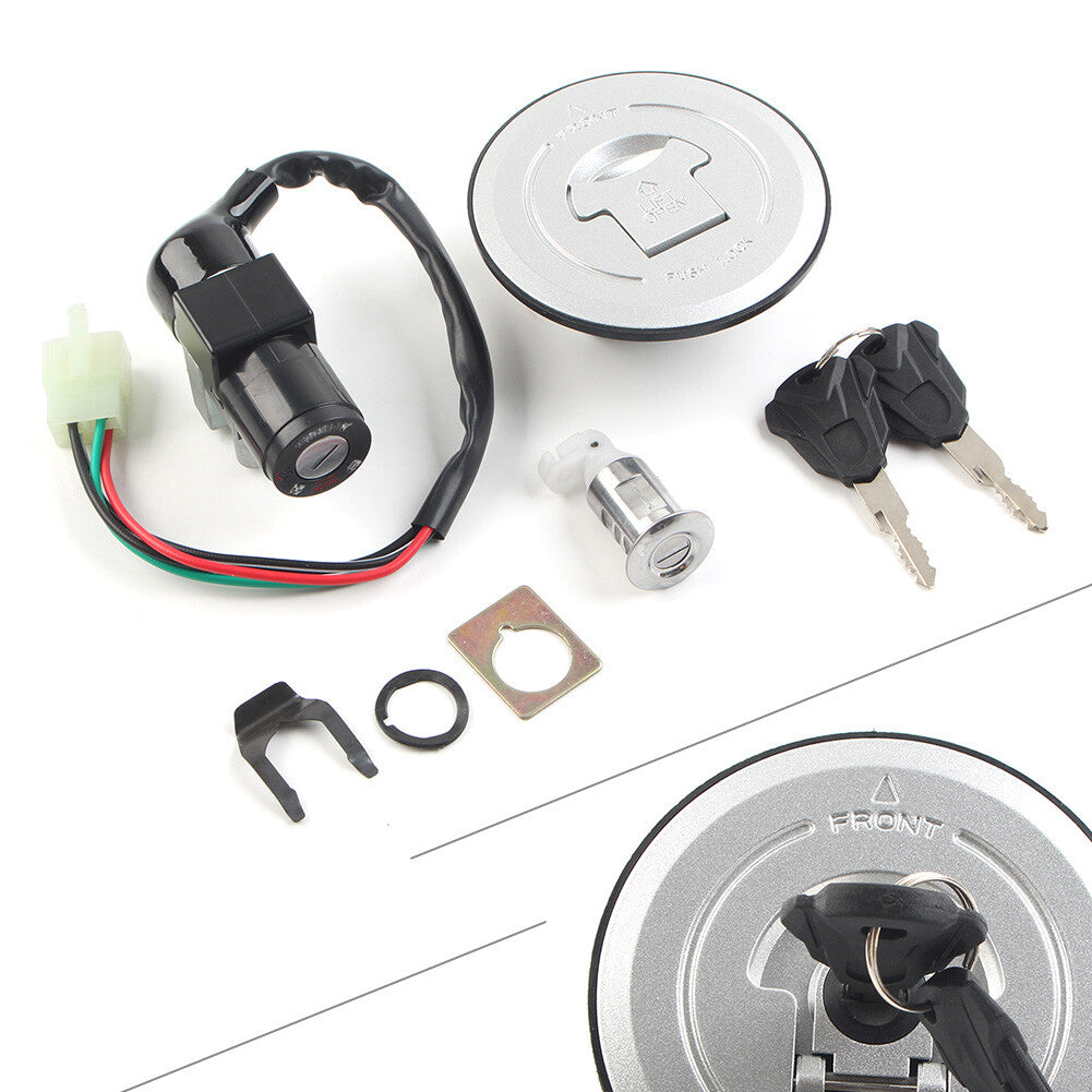 Ignition Switch for Seat Lock Gas Cap Key Set for Honda MSX125 Grom 125 AC 2014-2015 Q