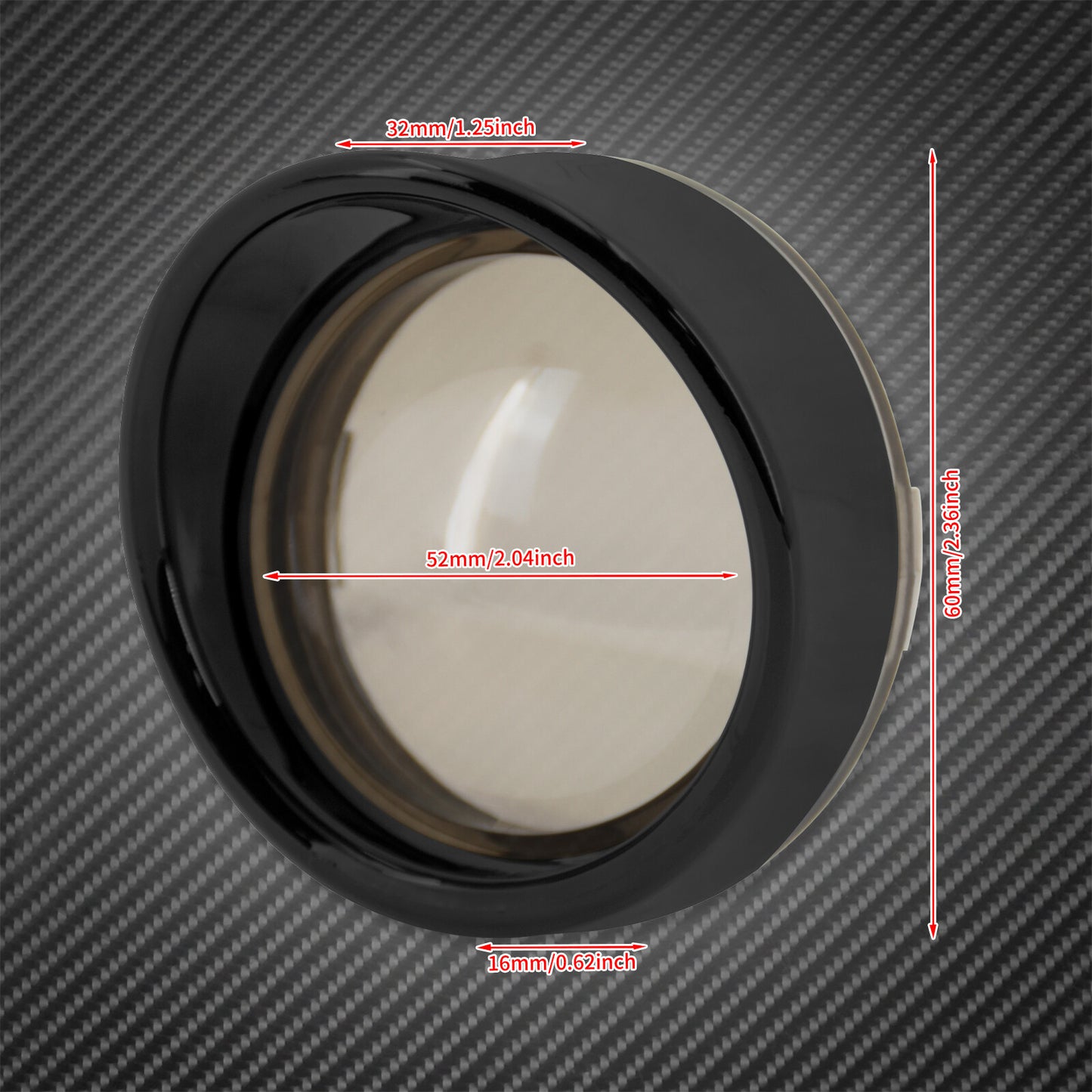 Gloss Black Turn Signal Bullet Visor Deuce Smoked Lens Cover Fit for Harley XL