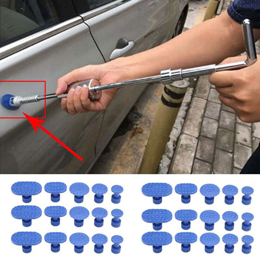 30-piece universal blue car body paint- dent repair puller tool accessories - n