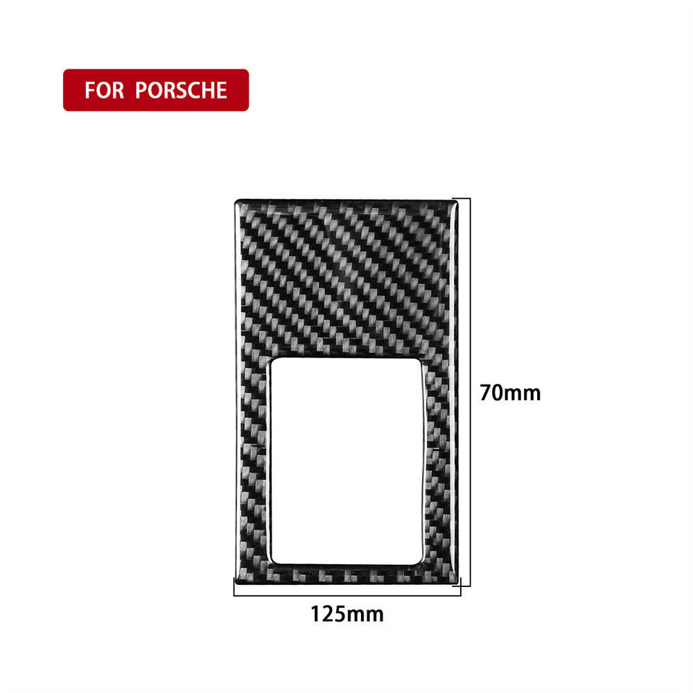 Kit for Porsche for Panamera 2010-2016 Carbon Fiber Rear for Seat Adjustment Switch Trim