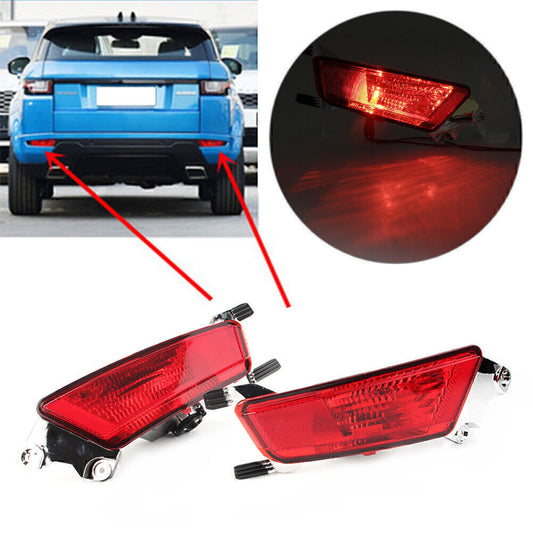 2x Rear Bumper Red Fog Lamp Fit for Land Rover for Range Rover Evoque LR025148 LR025149 Q