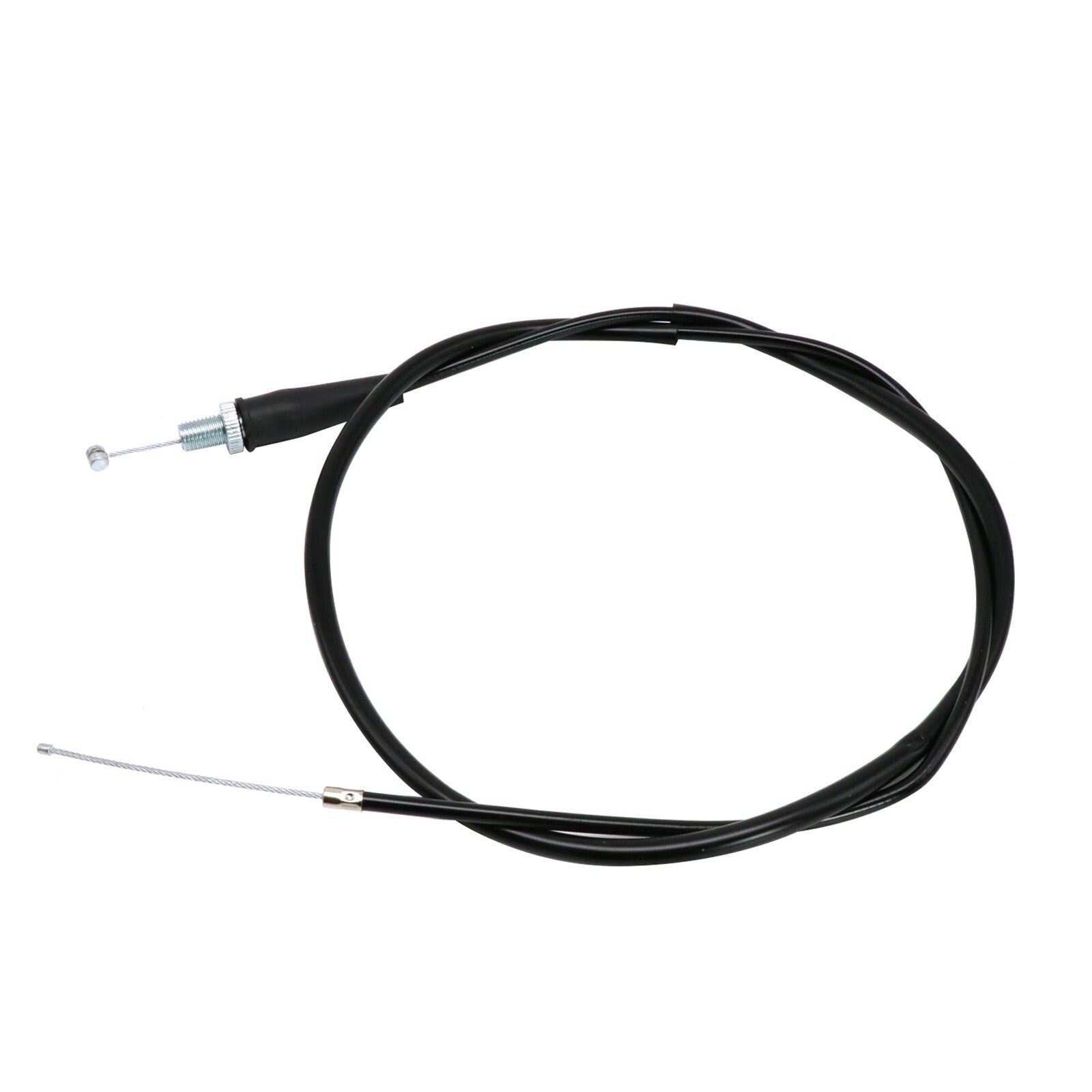 2-Piece Throttle Cable 110cm Replacement for 50-inch Adjustable for Yamaha for Honda Motorcycles Q