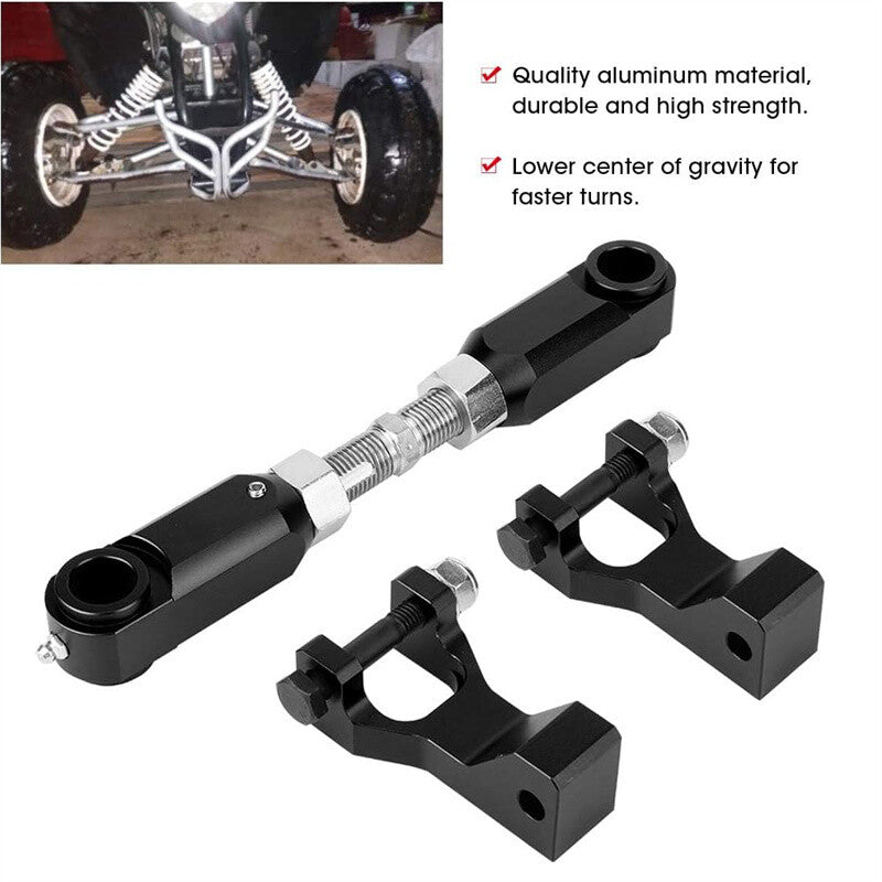 ATV Front  Rear Lowering Kit Black Fits for Yamaha 660 660R 700 700R 350