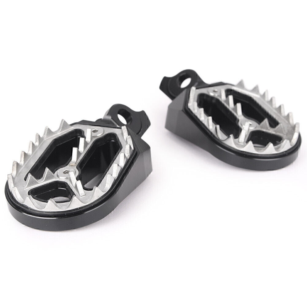 Black Racing Footpegs for Suzuki RMZ250 RMZ450 2010 2011 2012 2013 2014 2015 Q