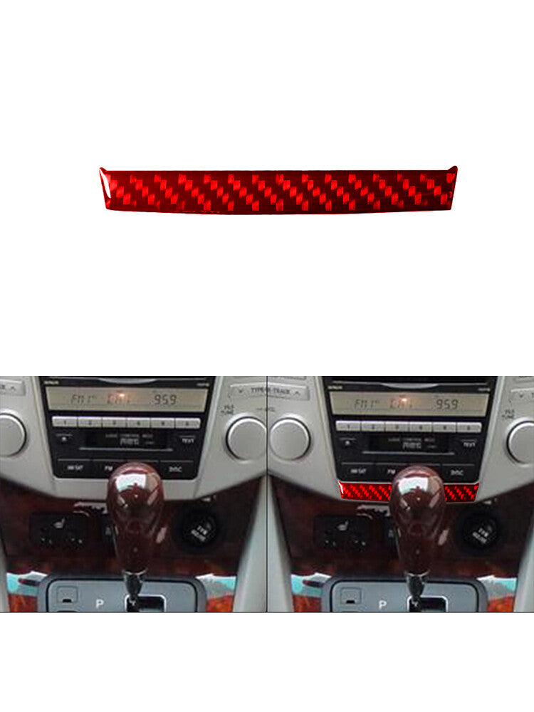 Carbon Fiber Automatic Gear Shift Inner Cover for Subaru Legacy Outback 2010-14 v