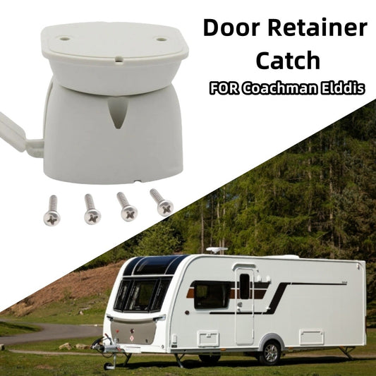 Door Retainer Catch For Coachman Elddis Caravan Motorhome White Plastic Q
