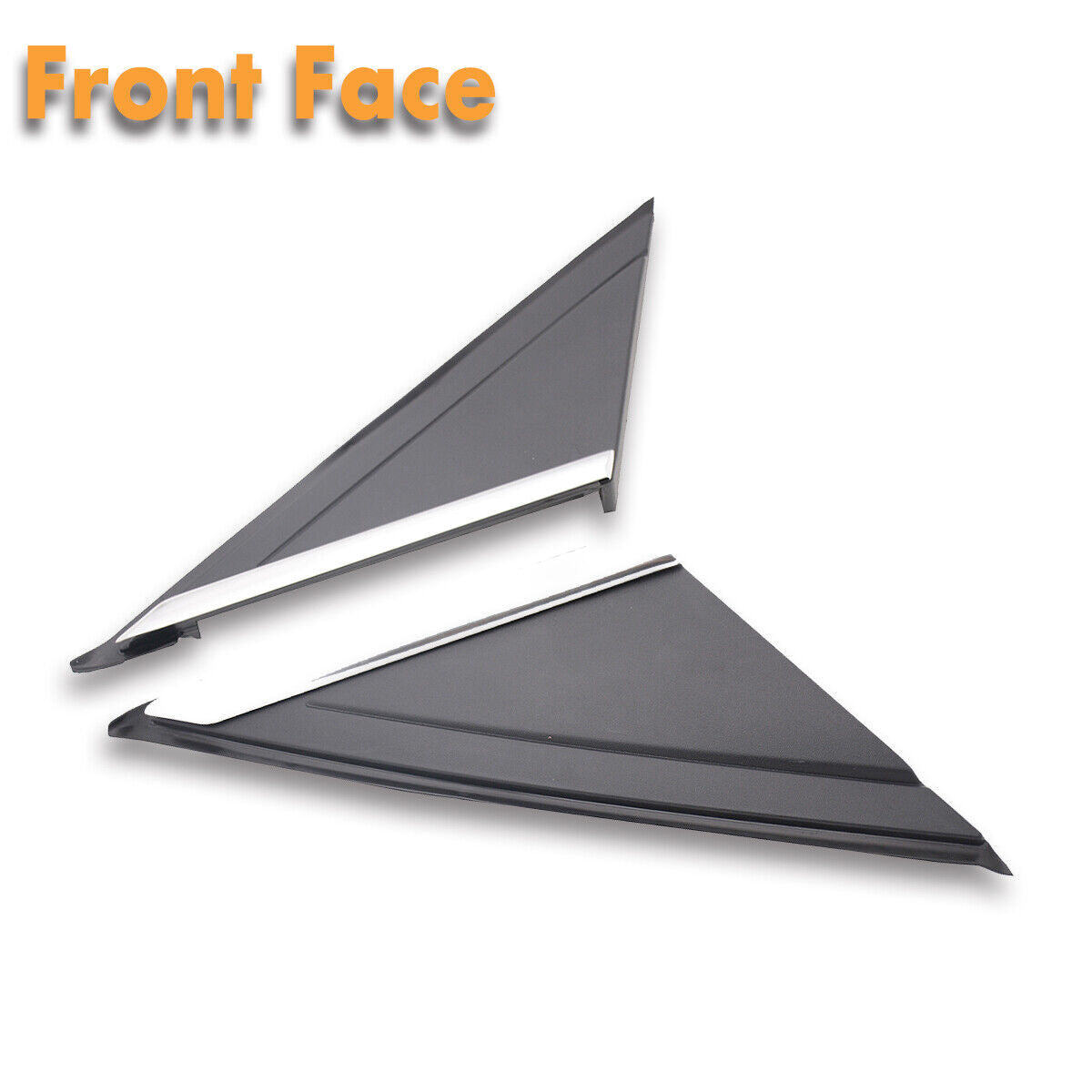 One pair of fender corner molding mirror chrome trim protective covers  for ford  Focus 2012-2017.