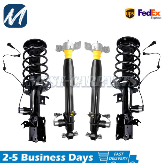 Full Set for Lincoln MKZ Front Rear Shock Struts Assys Electric GAS DOHC 2013-2020