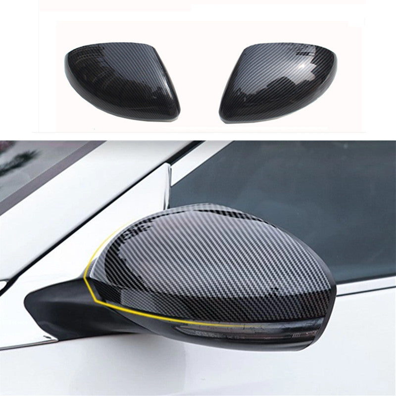 Fit for Altima 2019-2023 Carbon Fiber Rearview Mirror Cover Trim v