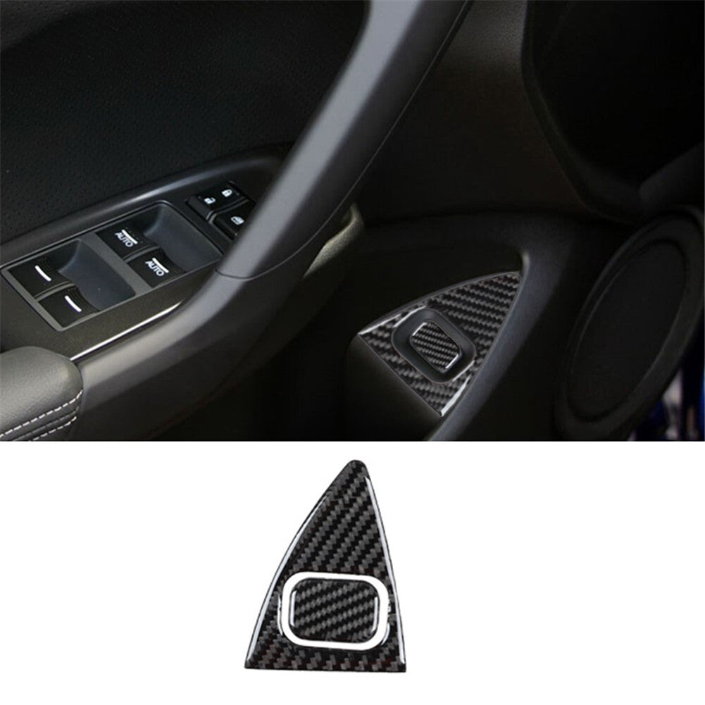 2X Carbon Fiber Interior Trunk Release Button Cover Trim for Acura TSX 2009-2014