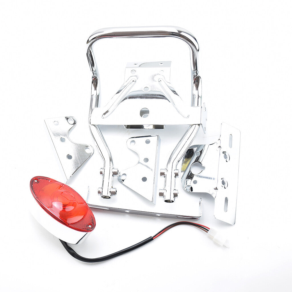 Rear lamp tail light frame Rack Luggage Chrome for Honda monkey bike Z50 Z50J