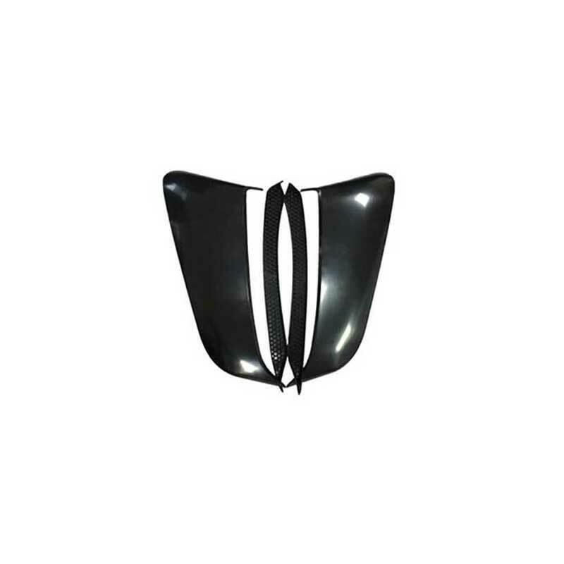 for Ford for Mustang 2015-2022 ST Gloss Black Rear Vent Fender Flank Cover Trim 4PCS