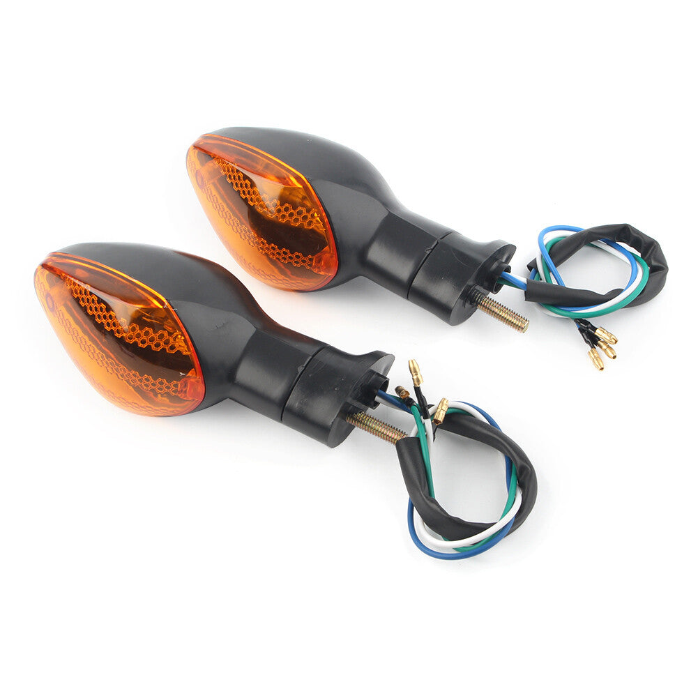 2x Turn Signal Indicator Amber Light Fits for Honda CBR600RR CBR1000RR CB600F Amber
