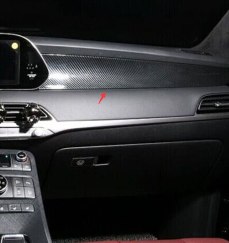 2021-2024 Carbon ABS Center Dashboard Console Stripe for Hyundai Palisade Trim B n
