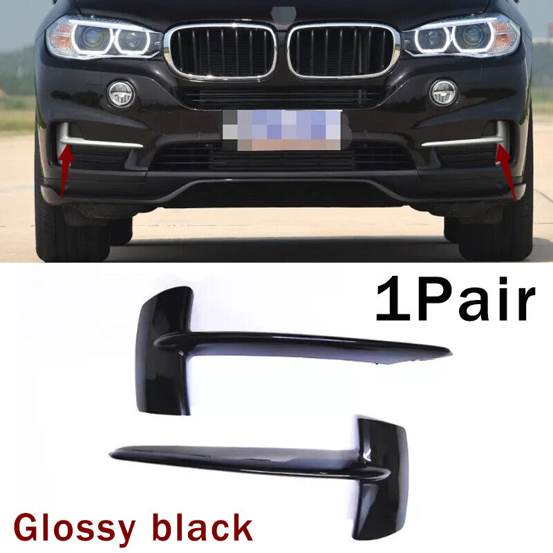 2 new for BMW X5 F15 Front Bumper with Pure Black Premium Chrome Grille 7325395