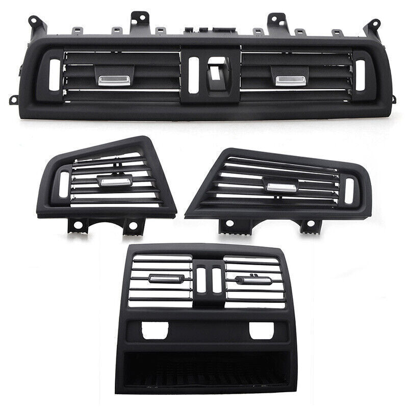 1 SET Front Air Vent Center Dash AC Grille Kit For F10 F11 520i 528i 535i n
