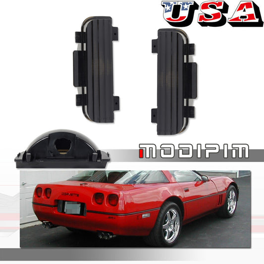 Rear side emergency lights (LH+RH) on tailgate, applicable to 84-90 for Corvette C4