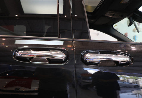 For 2021-24 for Toyota for Sienna Chrome ABS Outside Door Handle Moulding Cover Trim 4X